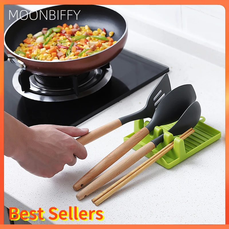 Plastic Spoon Rest Kitchen Organizer for Fork Spatula Rack Spoon Holder Stand Tableware Storage Rack for Spoon Pot Lid Holder
Plastic Spoon Rest Kitchen Organizer for Fork Spatula Rack Spoon Holder Stand Tableware Storage Rack for Spoon Pot Lid Holder
