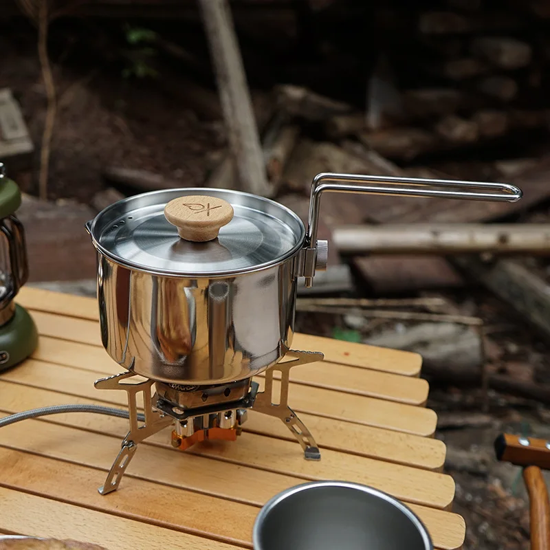 1L Multi-function Stainless Steel Kettle Outdoor Mountaineering Portable Coffee Pot Foldable Fishing Travel Camping Pot Teapot
1L Multi-function Stainless Steel Kettle Outdoor Mountaineering Portable Coffee Pot Foldable Fishing Travel Camping Pot Teapot