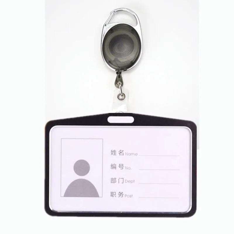 Horizontal Metal Staff Work Card Cover Lanyard Set ID Name Badge Holder Reels Pass Access Card Sleeve Retractable Easy Pull Reel
Horizontal Metal Staff Work Card Cover Lanyard Set ID Name Badge Holder Reels Pass Access Card Sleeve Retractable Easy Pull Reel