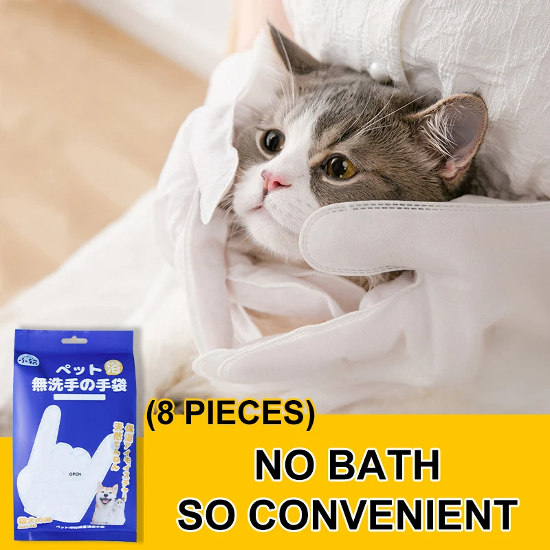 8Pcs Pet Grooming Cleaning Gloves Cat Hair Deodorize Gentle Cleaning Wipes Pet No Rinse Pet Wipes Cats Dogs Bath Supplies
8Pcs Pet Grooming Cleaning Gloves Cat Hair Deodorize Gentle Cleaning Wipes Pet No Rinse Pet Wipes Cats Dogs Bath Supplies