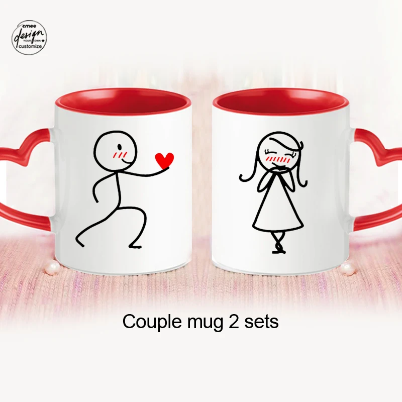 Coffee Mug Couple Mug Colored Cup Valentine Couple Wedding Gift Valentine's Day Gift Funny Mug Set Anniversary Gift Red Mugs Set
Coffee Mug Couple Mug Colored Cup Valentine Couple Wedding Gift Valentine's Day Gift Funny Mug Set Anniversary Gift Red Mugs Set