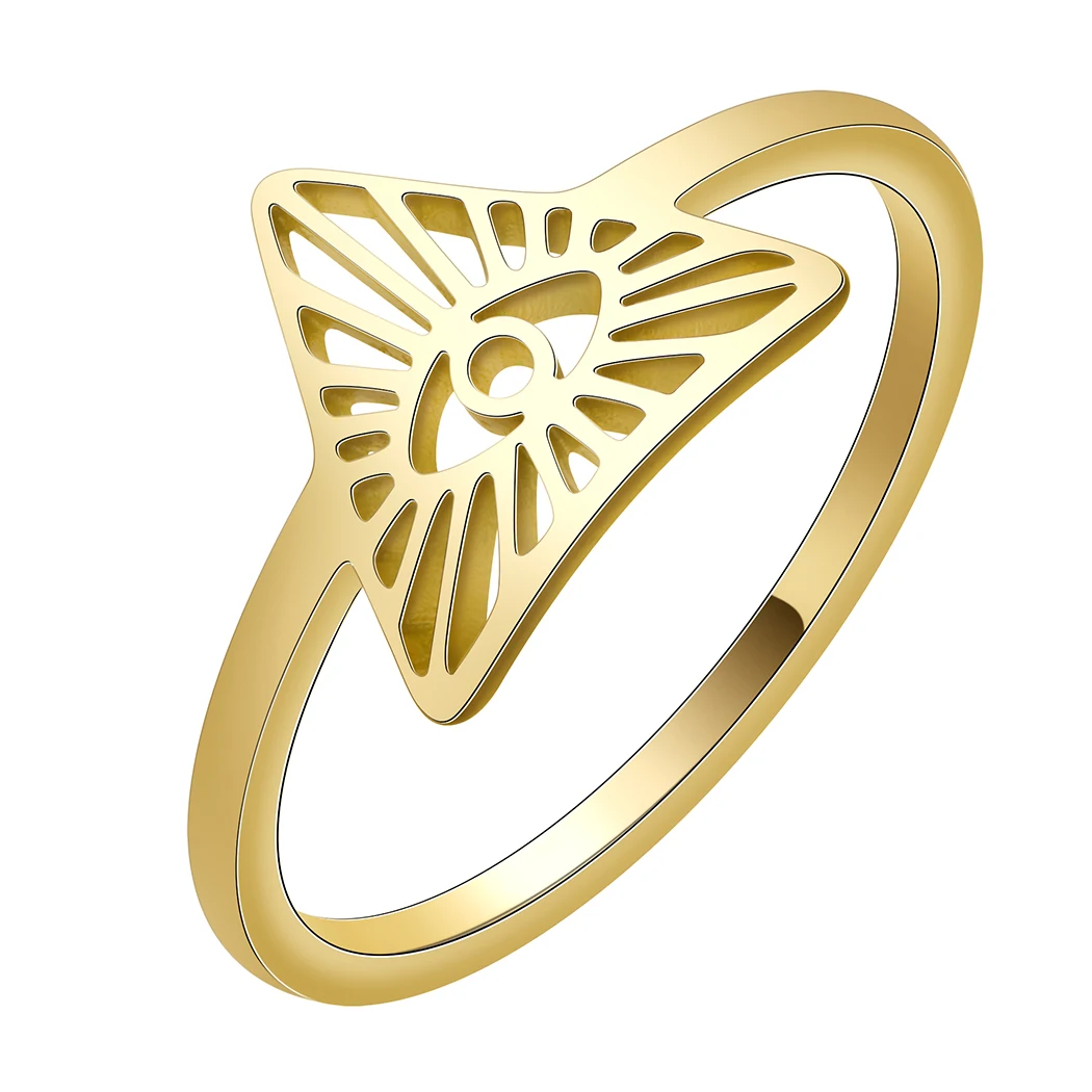 CHENGXU Omniscient Eye of God Rings for Women Girls Stainless Steel Eye of Providence Ring Magic Witch Amulet Protection Jewelry
CHENGXU Omniscient Eye of God Rings for Women Girls Stainless Steel Eye of Providence Ring Magic Witch Amulet Protection Jewelry