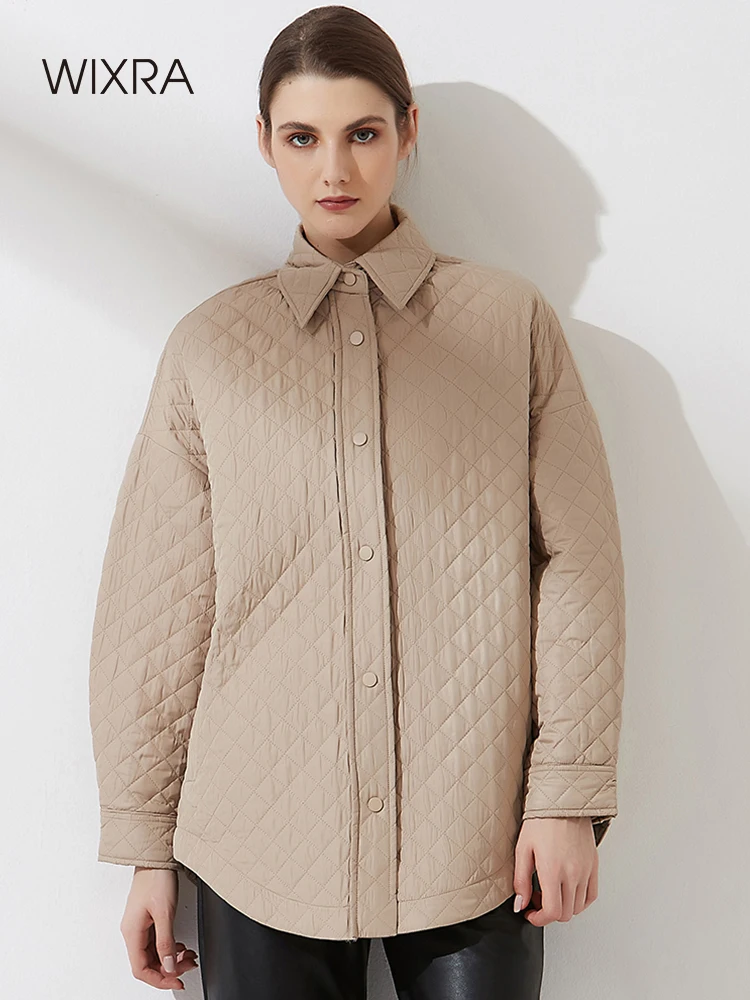 Wixra Womens Jacket New Fashion Solid Turn Down Collar Overcoat Casual Outerwear and Coats Ladies Streetwear Autumn Spring
Wixra Womens Jacket New Fashion Solid Turn Down Collar Overcoat Casual Outerwear and Coats Ladies Streetwear Autumn Spring