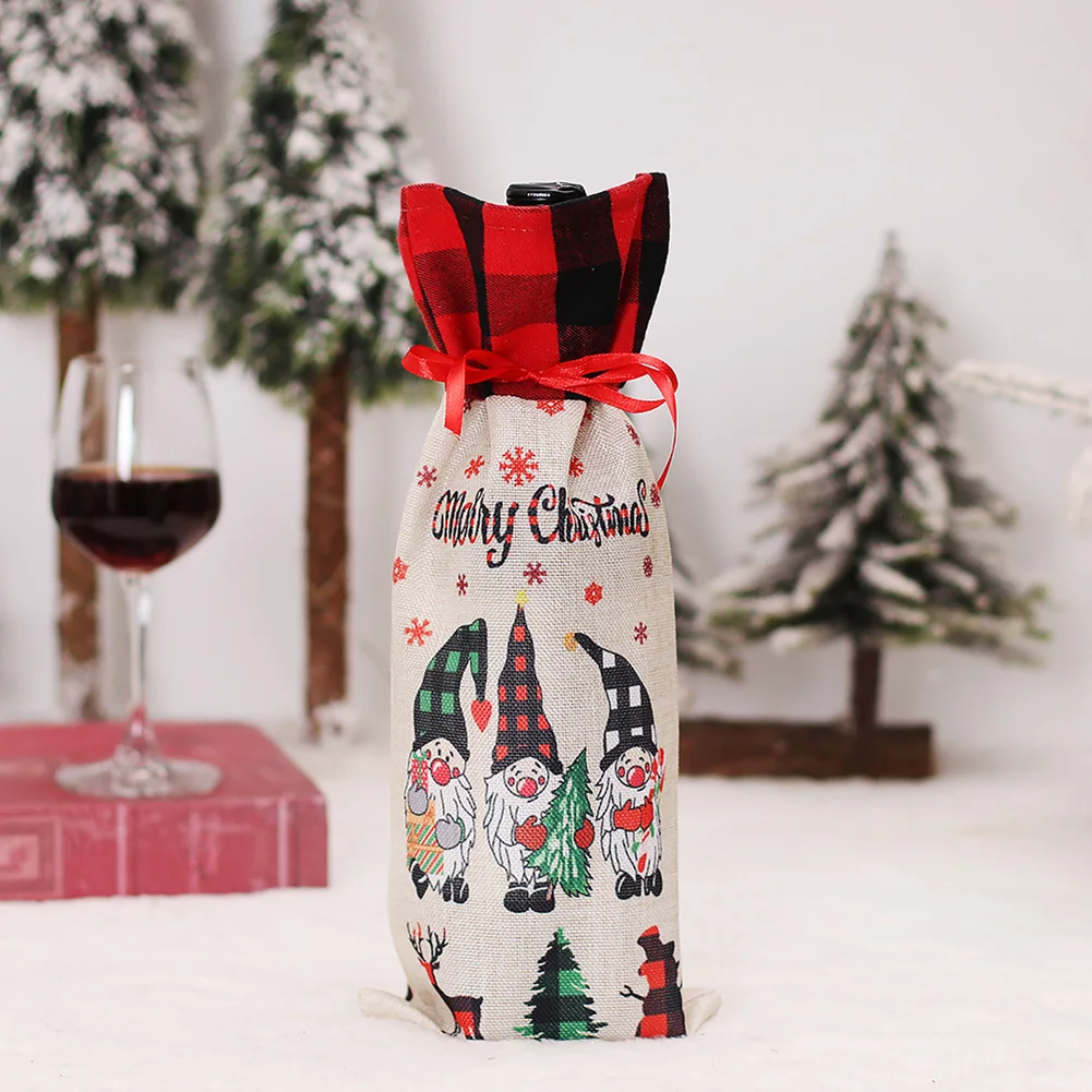 Christmas Wine Bag Wine Bottle Cover Cute Xmas Decor Dinning Table For Holiday Party Gift Sweater Cloth Fabric
Christmas Wine Bag Wine Bottle Cover Cute Xmas Decor Dinning Table For Holiday Party Gift Sweater Cloth Fabric