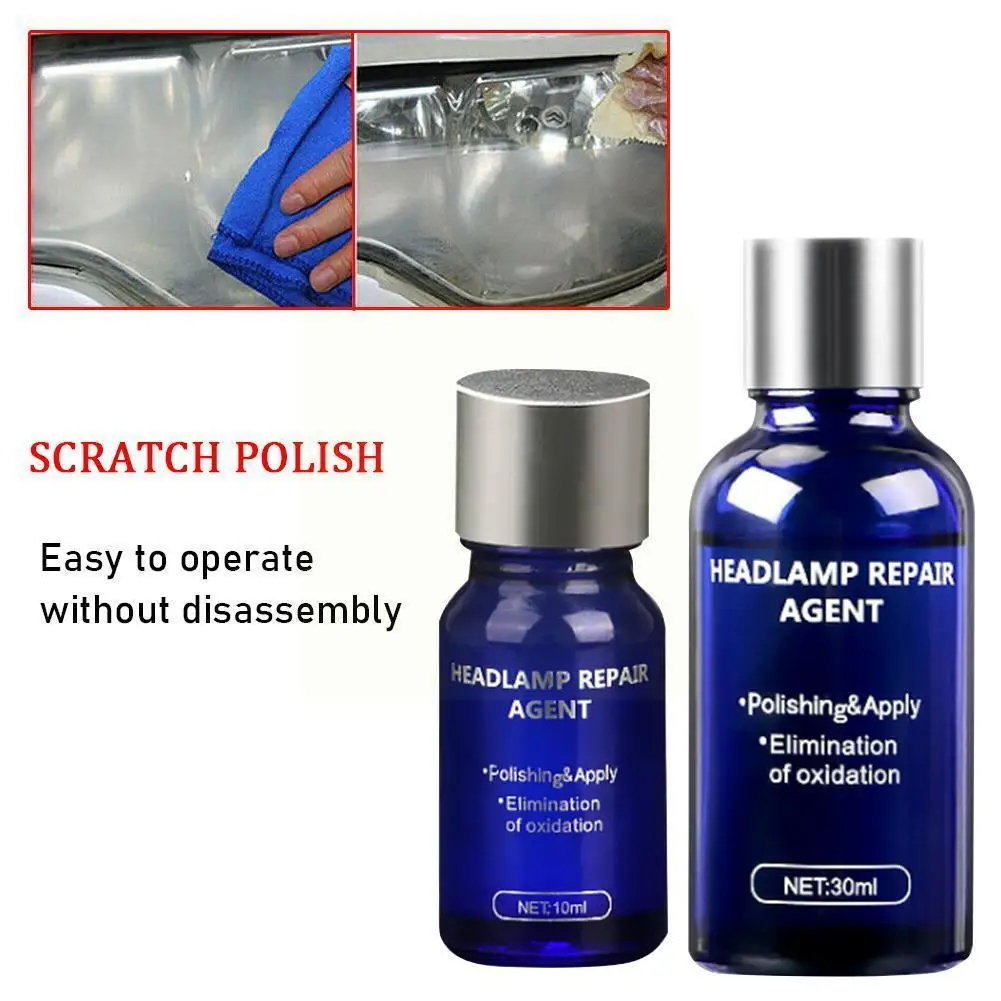 10/30ml Car Headlight Refurbished Headlight Repair Fluid Scratches Repair Car Yellowed Paint Tool Set Polished Headlight R1u1
10/30ml Car Headlight Refurbished Headlight Repair Fluid Scratches Repair Car Yellowed Paint Tool Set Polished Headlight R1u1