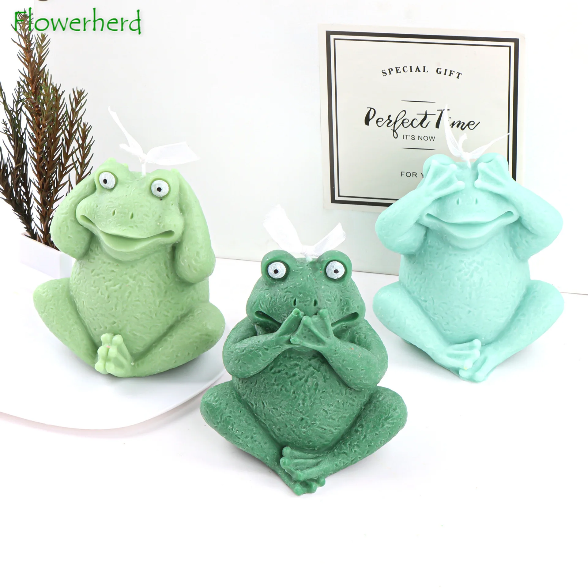 Silicone Don't Listen, Don't Talk, Don't Watch Frog Candle Mold 3D Animal Aromatherapy Plaster Children Graffiti Resin Mold
Silicone Don't Listen, Don't Talk, Don't Watch Frog Candle Mold 3D Animal Aromatherapy Plaster Children Graffiti Resin Mold