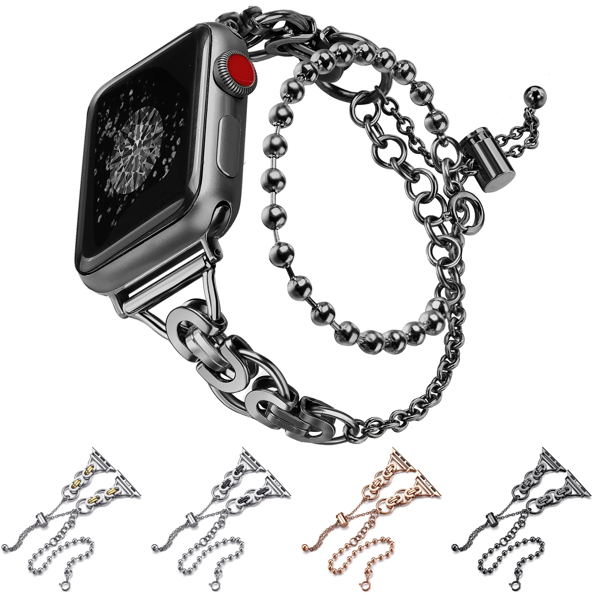 Women's Stainless Steel Strap For Apple Watch Band 8 7 6 5 49mm 41mm 45mm 40/44mm Metal Bracelet For iWatch Serie 7 6 SE 4 42mm
Women's Stainless Steel Strap For Apple Watch Band 8 7 6 5 49mm 41mm 45mm 40/44mm Metal Bracelet For iWatch Serie 7 6 SE 4 42mm