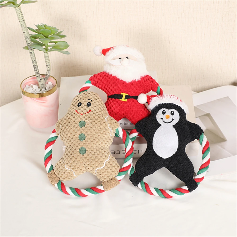 Dog Squeaky Chew Toy Penguin Santa Claus For Small Medium Large Dogs Interactive Play Training Christmas Gift Molar Bite Toys
Dog Squeaky Chew Toy Penguin Santa Claus For Small Medium Large Dogs Interactive Play Training Christmas Gift Molar Bite Toys