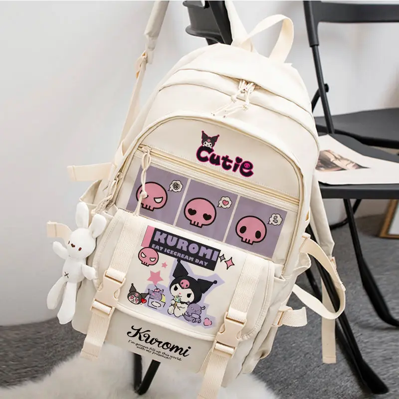 2022 New Style Kawaii Sanrio Anime Kuromi My Melody Cinnamoroll Cute Cartoon Large Capacity Backpack Student School Bag
2022 New Style Kawaii Sanrio Anime Kuromi My Melody Cinnamoroll Cute Cartoon Large Capacity Backpack Student School Bag