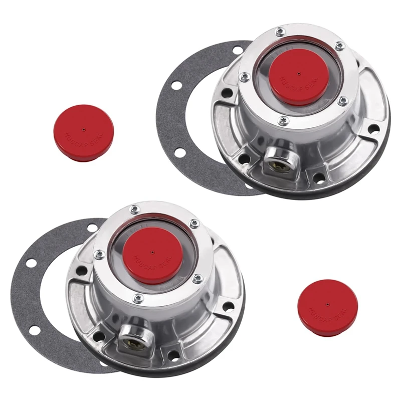 343-4024 Trailer Hub Caps For Stemco,Aluminum Hub Cap For Trailer Axle With Extra 4 Rubber Plugs And Gaskets(Pack Of 2)
343-4024 Trailer Hub Caps For Stemco,Aluminum Hub Cap For Trailer Axle With Extra 4 Rubber Plugs And Gaskets(Pack Of 2)