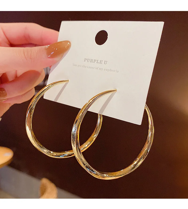 Large Round Circle Hoop Earring Female Punk Goth Metal Geometric Jewelry 2022 Trend New Party Gift Accessories Summer Ear Rings
Large Round Circle Hoop Earring Female Punk Goth Metal Geometric Jewelry 2022 Trend New Party Gift Accessories Summer Ear Rings
