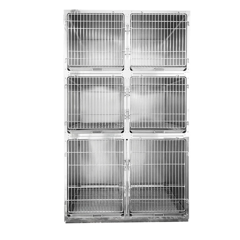 6 Door Stainless Steel Cage Customized Veterinary Cage For Animal Hospital And Pet Clinic Hospitalization Cage
6 Door Stainless Steel Cage Customized Veterinary Cage For Animal Hospital And Pet Clinic Hospitalization Cage