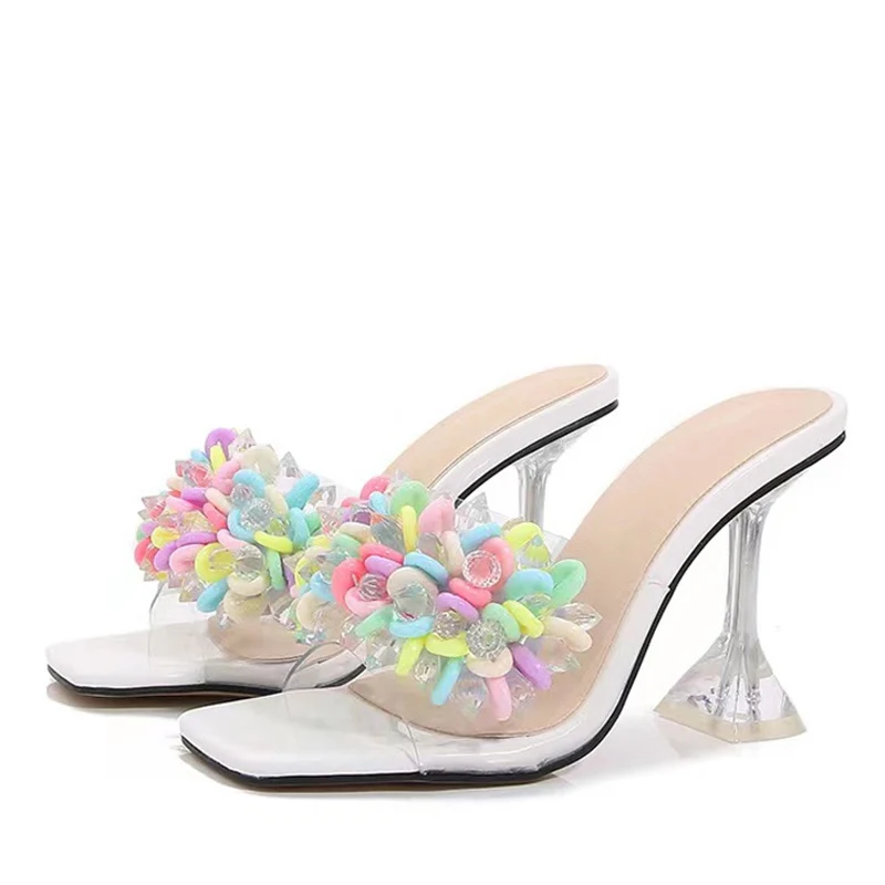 Liyke Size 35-46 Sexy Strange Transparent Heels Slippers For Women Summer Fashion Crystal Jelly Designer Sandals Clear Shoes
Liyke Size 35-46 Sexy Strange Transparent Heels Slippers For Women Summer Fashion Crystal Jelly Designer Sandals Clear Shoes