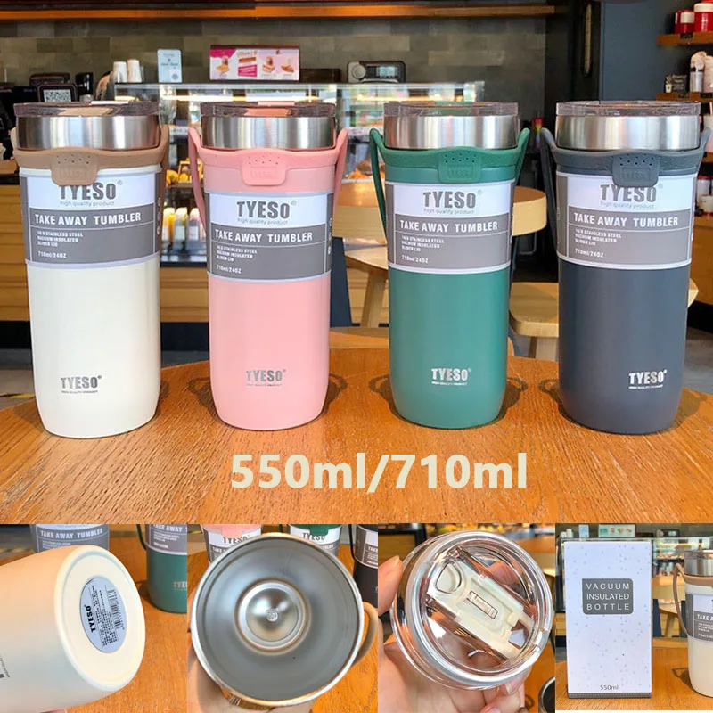 550/710ml Water Bottle Stainless Steel Thermo Bottle Thermal Mug Portable Vacuum Flasks Insulated Tumbler with Rope Coffee Cup
550/710ml Water Bottle Stainless Steel Thermo Bottle Thermal Mug Portable Vacuum Flasks Insulated Tumbler with Rope Coffee Cup