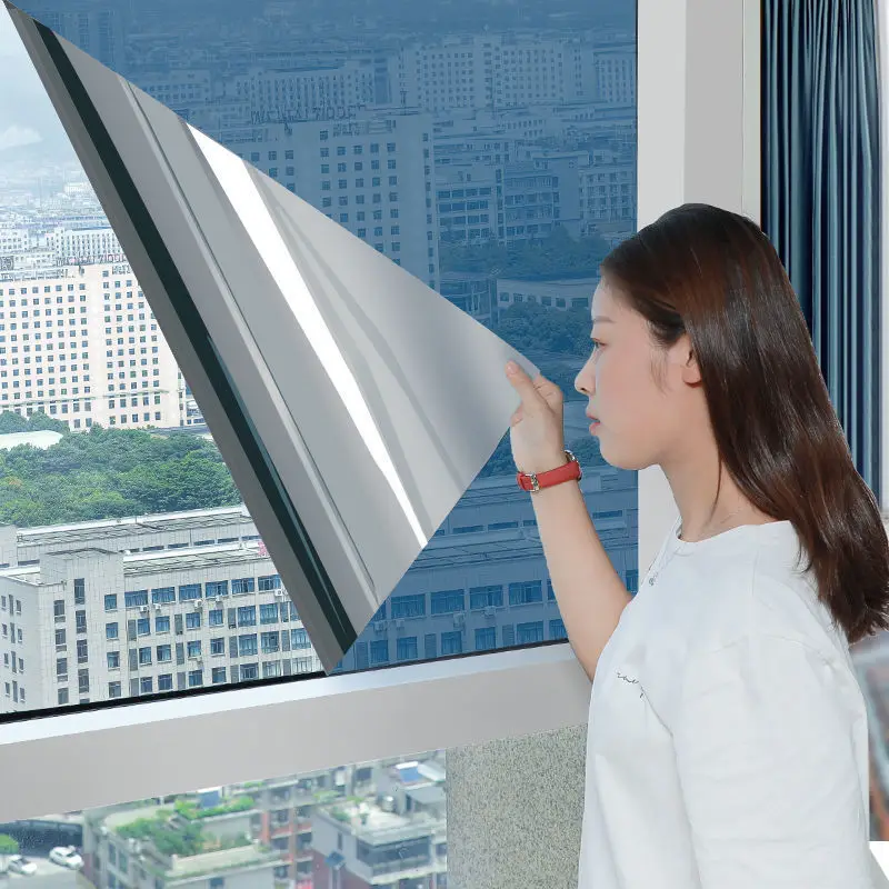 Privacy Window Film Sunshade Mirror Reflection One-way Mirror Window Film Shading Film Vinyl Anti-ultraviolet Glass Sticker
Privacy Window Film Sunshade Mirror Reflection One-way Mirror Window Film Shading Film Vinyl Anti-ultraviolet Glass Sticker