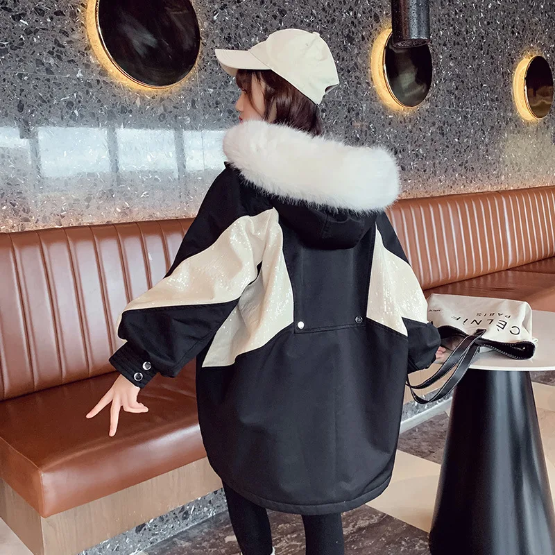 New Children Girl Jacket Winter Thick Warm Coat Fashion Plus Velvet Parka Hooded Outerwear Clothes Kids Korean Casual Clothing
New Children Girl Jacket Winter Thick Warm Coat Fashion Plus Velvet Parka Hooded Outerwear Clothes Kids Korean Casual Clothing