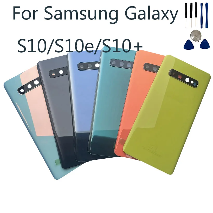 Battery Back Cover For Samsung Galaxy S10 Plus Battery Cover S10E Back Battery Cover Door Rear Glass With Camera Lens+Tools
Battery Back Cover For Samsung Galaxy S10 Plus Battery Cover S10E Back Battery Cover Door Rear Glass With Camera Lens+Tools
