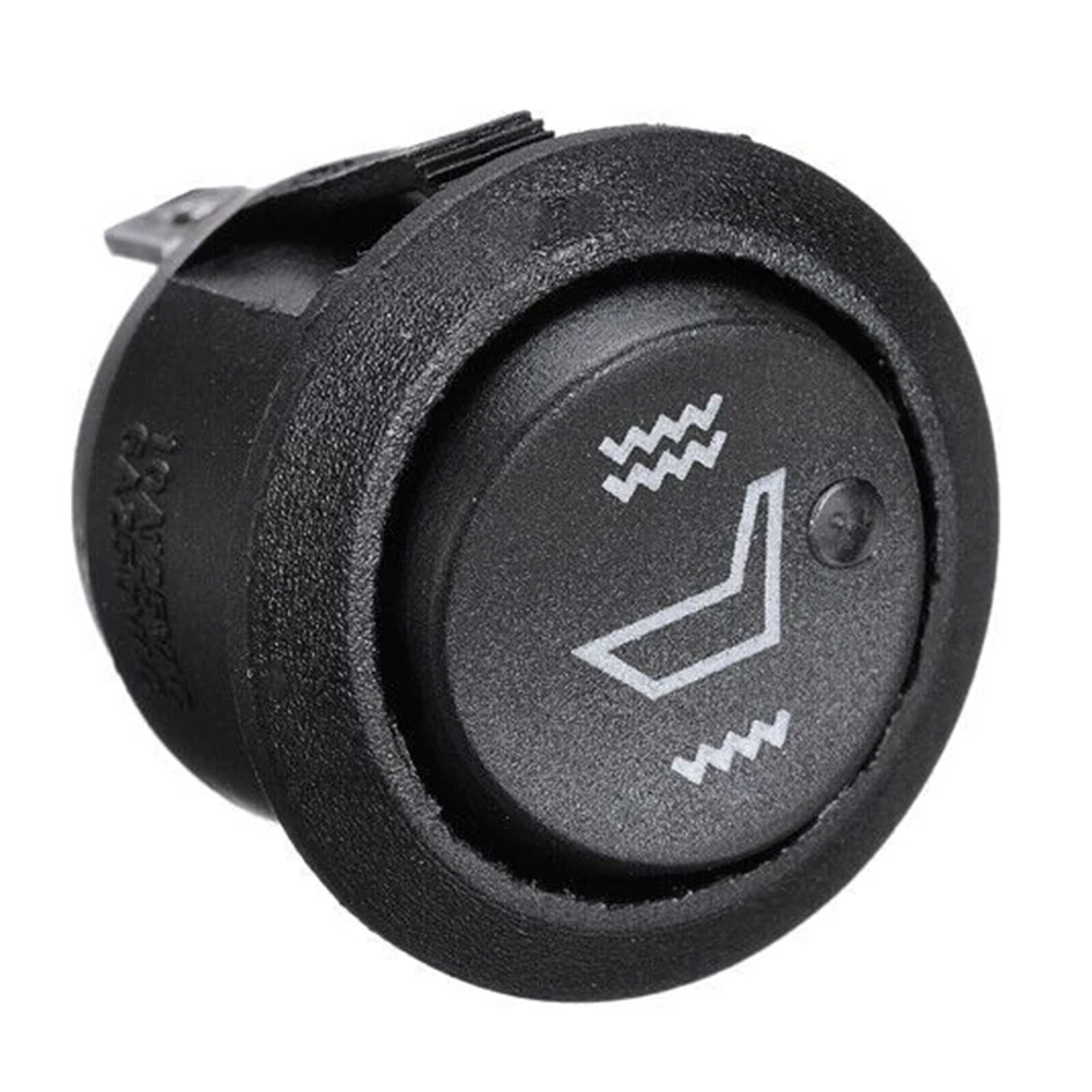 

2Pcs Car Seats Heater Switch 3Pin 12V 20A Round Heated Rocker Hi/Low Off Control For All Cars, SUV, Truck, RV, Boats, Motorcycle