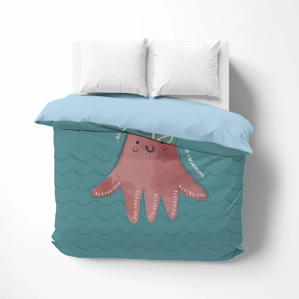 Cartoon Linens Duvet cover Quilt/Blanket/Comfortable Case lovely Bedding 135x200 bedrooms for kids baby child Underwater red
Cartoon Linens Duvet cover Quilt/Blanket/Comfortable Case lovely Bedding 135x200 bedrooms for kids baby child Underwater red