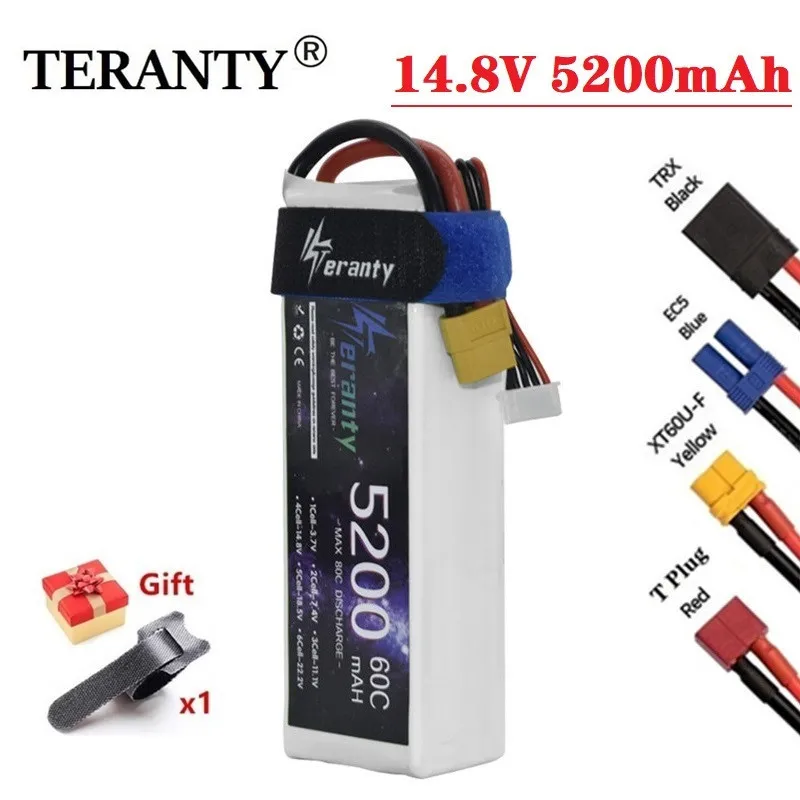 Обновленная аккумуляторная батарея 14,8 в 5200 мА · ч Φ 45C Lipo, запасная часть с пультом T XT60 для радиоуправляемой машины, самолета, лодки, дрона, кв...
Обновленная аккумуляторная батарея 14,8 в 5200 мА · ч Φ 45C Lipo, запасная часть с пультом T XT60 для радиоуправляемой машины, самолета, лодки, дрона, кв...
