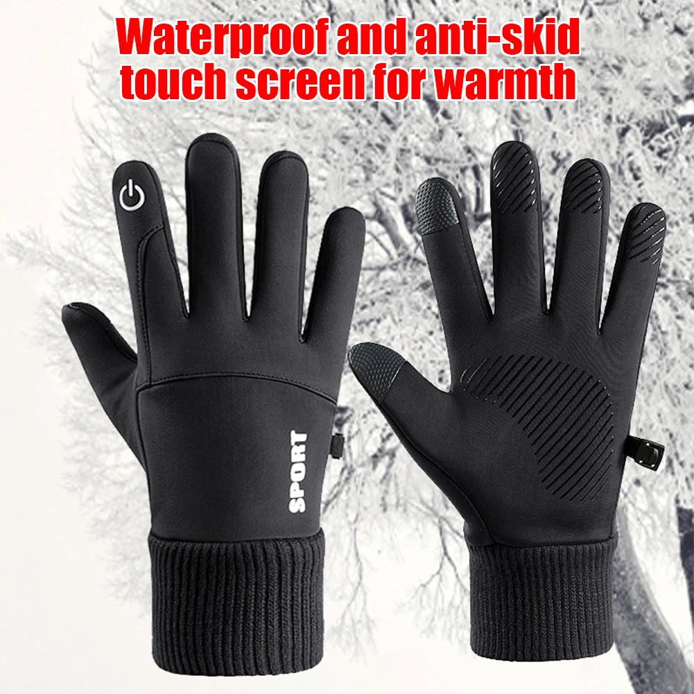 Bicycle Gloves Waterproof Full Fingers Mitten Touch Screen Non-slip Windproof for Outdoor Sports Running Motorcycle Ski Mittens
Bicycle Gloves Waterproof Full Fingers Mitten Touch Screen Non-slip Windproof for Outdoor Sports Running Motorcycle Ski Mittens