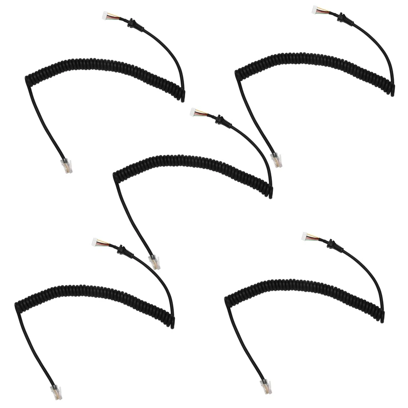 5X Replacement Microphones Mic Cable Cord Wire For Yaesu MH-48A6J FT-7800 FT-8800 FT-8900 FT-7100M FT-2800M FT-8900R
5X Replacement Microphones Mic Cable Cord Wire For Yaesu MH-48A6J FT-7800 FT-8800 FT-8900 FT-7100M FT-2800M FT-8900R