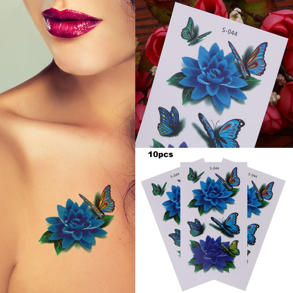 10pcs 3d Butterfly Waterproof Temporary Tattoo Stickers Body Art Makeup Water Resistant Sticker Women Dropshipping
10pcs 3d Butterfly Waterproof Temporary Tattoo Stickers Body Art Makeup Water Resistant Sticker Women Dropshipping