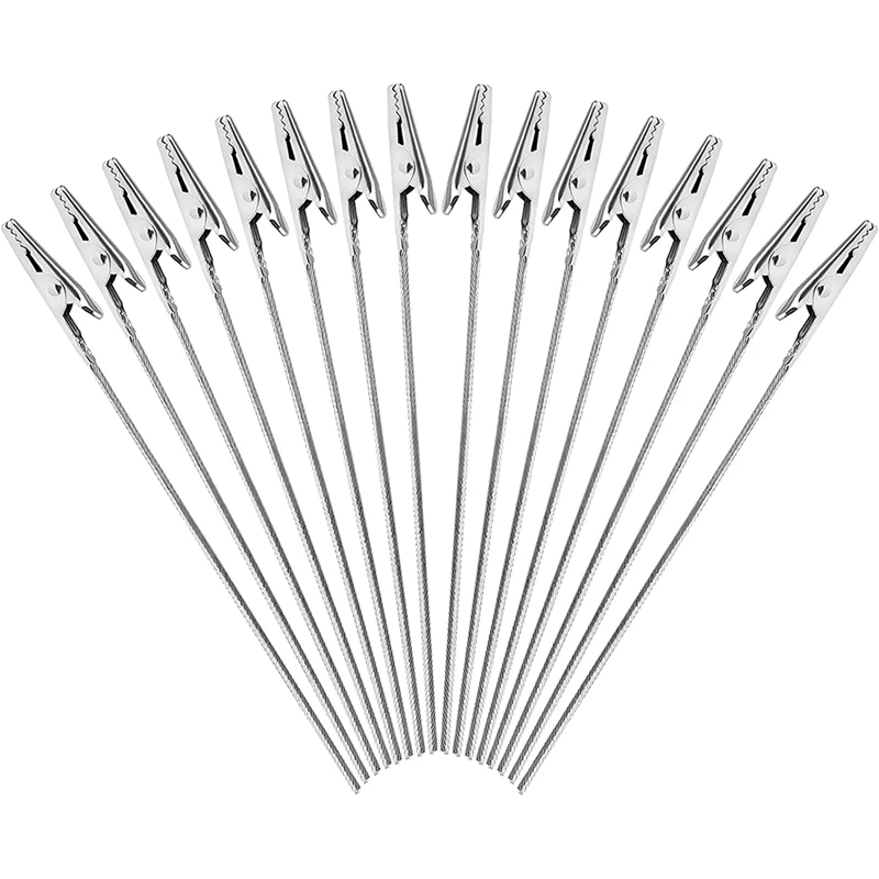40 PCS Metal Wire Alligator Clips, Long-Tailed Alligator Clamp Photo Clip Holder, Alligator Clips For Crafts, DIY Card
40 PCS Metal Wire Alligator Clips, Long-Tailed Alligator Clamp Photo Clip Holder, Alligator Clips For Crafts, DIY Card