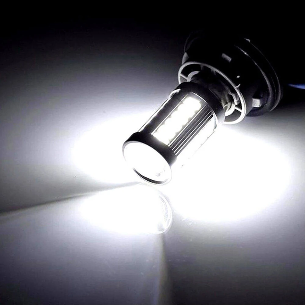 2X Car DRL LED Reversing Light Bulb White LED BA15S P21W 1156 Reversing Lamp 33-SMD 5630 12V High Quality Lighting Parts
2X Car DRL LED Reversing Light Bulb White LED BA15S P21W 1156 Reversing Lamp 33-SMD 5630 12V High Quality Lighting Parts