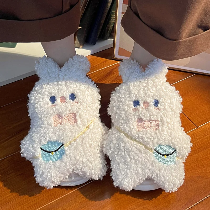 Women Indoor Home Cartoon Cotton Slippers Plush Warm Autumn and Winter Soft Bottom Couple Cute Cotton Shoes
Women Indoor Home Cartoon Cotton Slippers Plush Warm Autumn and Winter Soft Bottom Couple Cute Cotton Shoes
