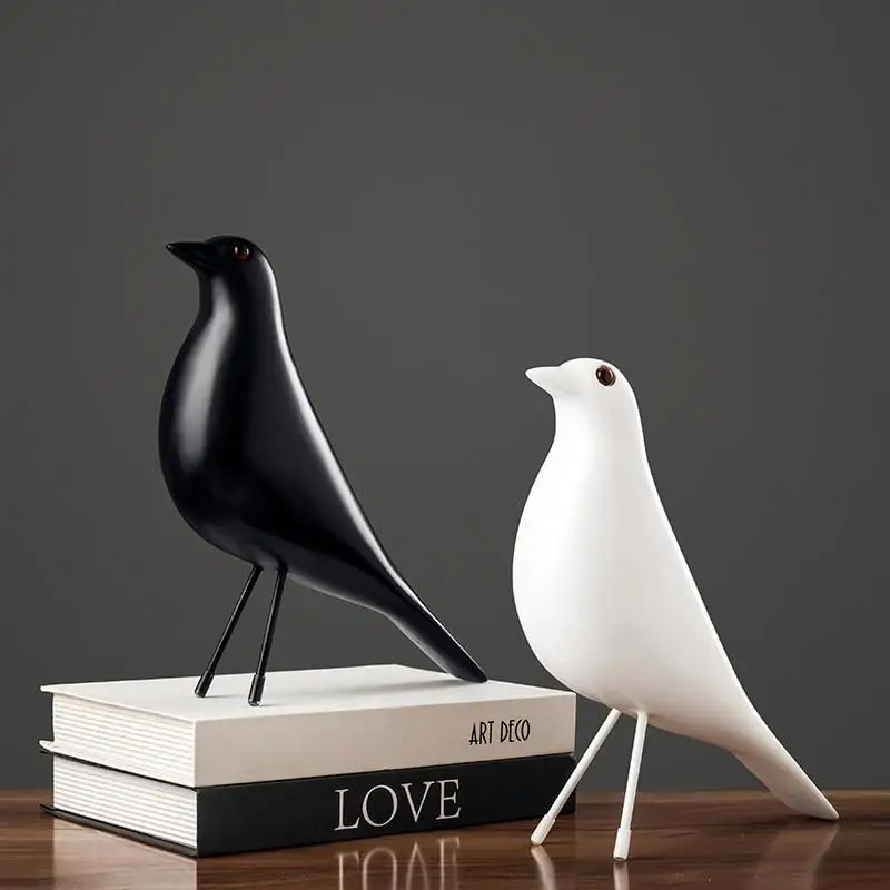 Resin Bird Craft Bird Figurine Statue Office Ornaments Nordic Simple Pigeon Sculpture Home Decoration
Resin Bird Craft Bird Figurine Statue Office Ornaments Nordic Simple Pigeon Sculpture Home Decoration