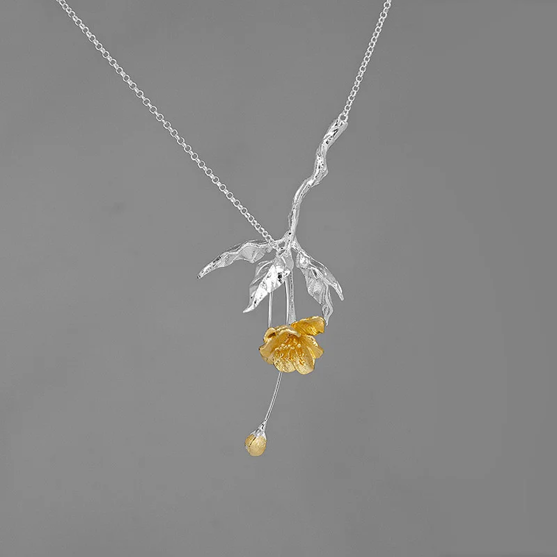 Elegant Begonia Flower 925 Sterling Silver Necklace For Women Wedding Engagement Jewelry
Elegant Begonia Flower 925 Sterling Silver Necklace For Women Wedding Engagement Jewelry