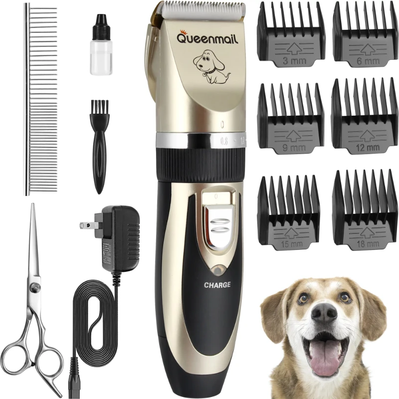Clippers Set for All Pets Dog Clippers For Thick Fur Has Safe And Sharp Blade, Electric Dog Clippers Heavy Duty With Low Vibrati
Clippers Set for All Pets Dog Clippers For Thick Fur Has Safe And Sharp Blade, Electric Dog Clippers Heavy Duty With Low Vibrati
