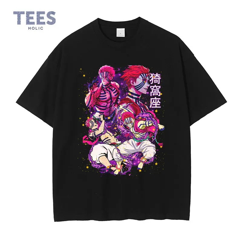 Akaza Printed T-shirts Men Streetwear Anime Demon Slayer T Shirt Harajuku Summer Short Sleeve Casual Manga Tops Tees 100% Cotton
Akaza Printed T-shirts Men Streetwear Anime Demon Slayer T Shirt Harajuku Summer Short Sleeve Casual Manga Tops Tees 100% Cotton