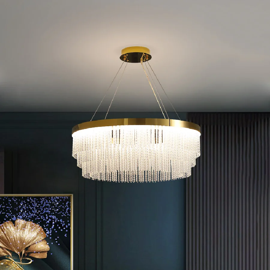 Nordic Luxury Crystal Glass Led Chandelier Modern Home Dining Living Room Decor Bedroom Restaurant Pendant Lamp Indoor Lighting
Nordic Luxury Crystal Glass Led Chandelier Modern Home Dining Living Room Decor Bedroom Restaurant Pendant Lamp Indoor Lighting