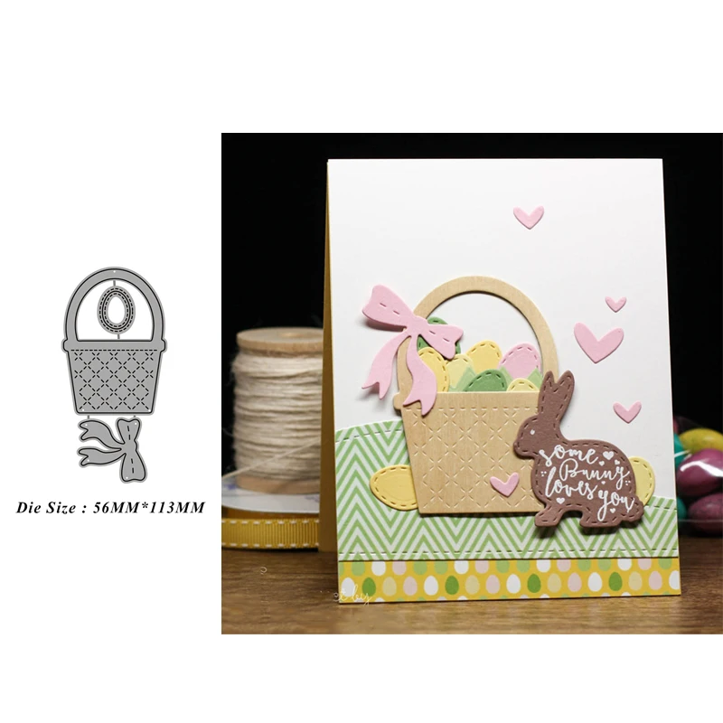 2022 New Cutting Die Easter Eggs and Basket Photo Album Scrapbooking Crafts Stencils for Decoration Embossing Folder Card Making
2022 New Cutting Die Easter Eggs and Basket Photo Album Scrapbooking Crafts Stencils for Decoration Embossing Folder Card Making