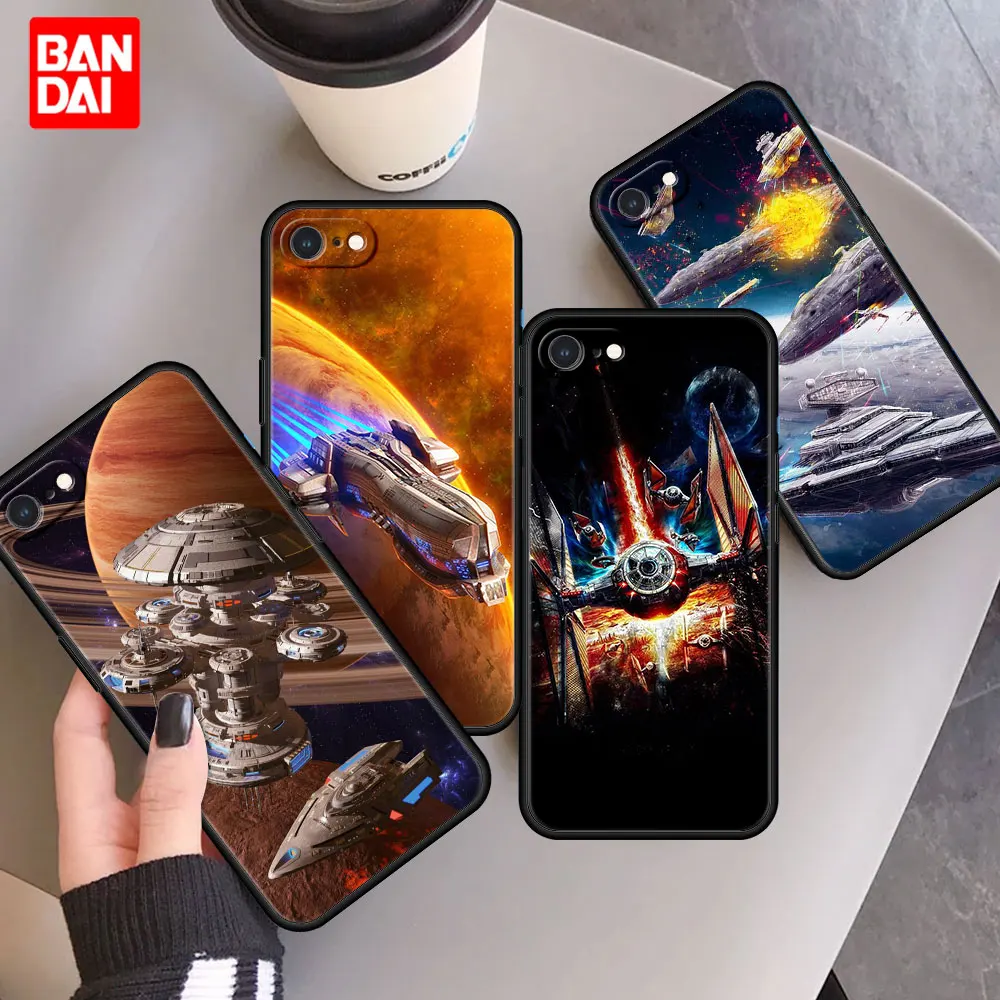Cool Star Space Ship Wars Case for iPhone 6 6S 7 8 SE 2020 X XS XR Plus Max Bag Cover Matte Silicone Full Phone Protection Black
Cool Star Space Ship Wars Case for iPhone 6 6S 7 8 SE 2020 X XS XR Plus Max Bag Cover Matte Silicone Full Phone Protection Black