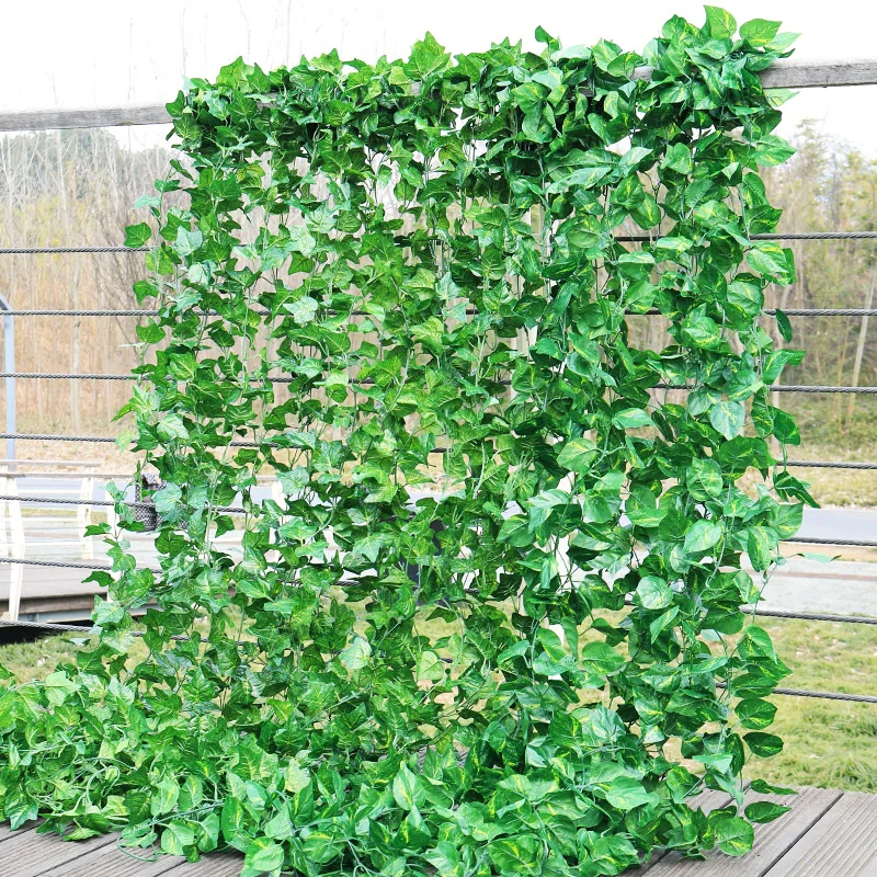 Artificial Plant Vines, 2.3m Grape Leaves, DIY Outdoor Garden Fence, Room Ceiling Wall Hanging Green Leaf Rattan,Home Decoration
Artificial Plant Vines, 2.3m Grape Leaves, DIY Outdoor Garden Fence, Room Ceiling Wall Hanging Green Leaf Rattan,Home Decoration