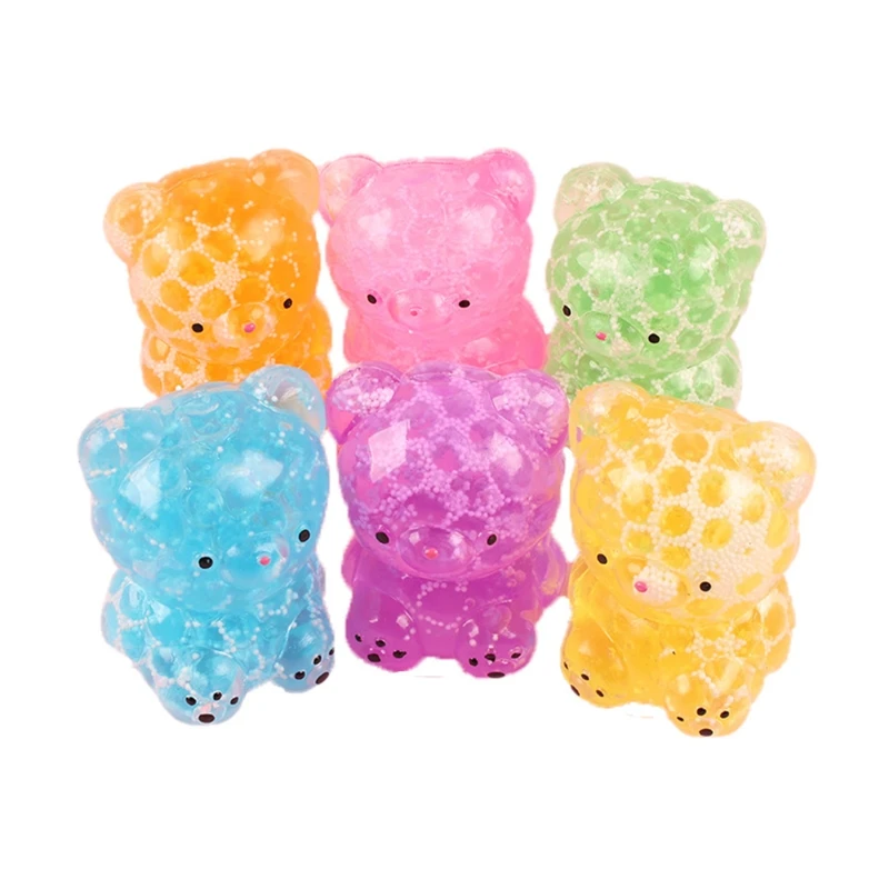 2.16x2.28x2.95in Kids Interactive Realistic Bear Hand Fidget Stress Relief Rebound Game Portable Relieve Stress Toys K1KC
2.16x2.28x2.95in Kids Interactive Realistic Bear Hand Fidget Stress Relief Rebound Game Portable Relieve Stress Toys K1KC