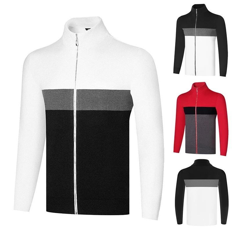 New Men's High Quality Golf Wear Zip-up Sweater Coat Autumn Winter Long Sleeve Golf Jacket Outdoor Sport Slim Fit Warm Golf Tops
New Men's High Quality Golf Wear Zip-up Sweater Coat Autumn Winter Long Sleeve Golf Jacket Outdoor Sport Slim Fit Warm Golf Tops