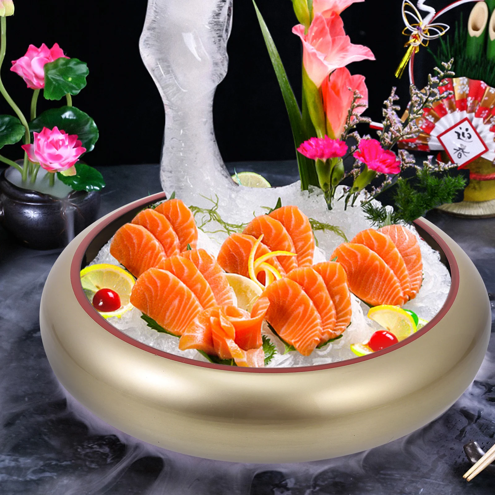 2 Pcs Sushi Bucket Wooden Serving Tray Storage Holder Household Sashimi Dish Salmon Plate Seafood Container Creative Cold
2 Pcs Sushi Bucket Wooden Serving Tray Storage Holder Household Sashimi Dish Salmon Plate Seafood Container Creative Cold