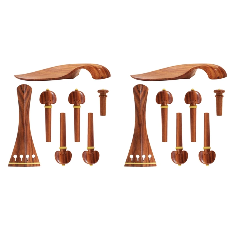 2 Set 4/4 Violin Kit Full Size Violin Accessories Rosewood Violin Peg Tailpiece Chin Rest End Pin (4/4)
2 Set 4/4 Violin Kit Full Size Violin Accessories Rosewood Violin Peg Tailpiece Chin Rest End Pin (4/4)