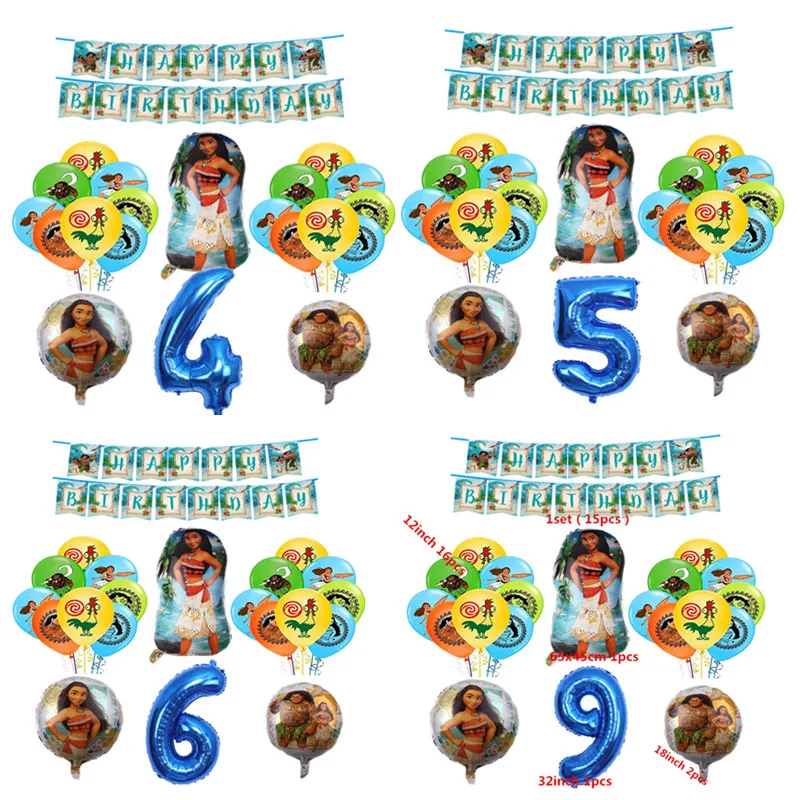 Disney Moana Foil Balloons Blue Moana Theme Birthday Party banner Baby Shower Decor Kids Party Balloon Air Globos
Disney Moana Foil Balloons Blue Moana Theme Birthday Party banner Baby Shower Decor Kids Party Balloon Air Globos