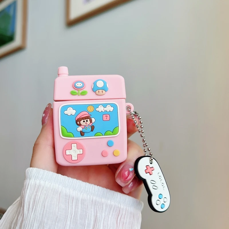 Cute Cartoon Game Machine Pattern Cases For AirPods 1 2 Pro Case Soft Silicone Bluetooth Earphone Charging Box For Air Pods 1 3
Cute Cartoon Game Machine Pattern Cases For AirPods 1 2 Pro Case Soft Silicone Bluetooth Earphone Charging Box For Air Pods 1 3