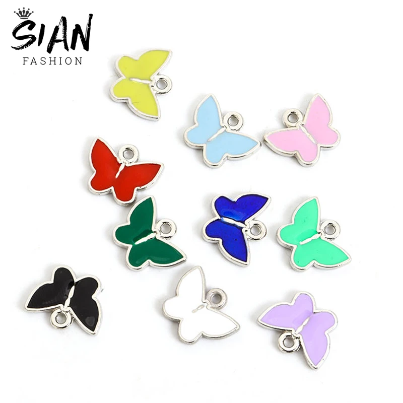 10pcs/Lot Enamel Small Butterfly Charms for Pendant Necklace Keychains Earrings DIY Jewelry Making Handmade Findings Accessories
10pcs/Lot Enamel Small Butterfly Charms for Pendant Necklace Keychains Earrings DIY Jewelry Making Handmade Findings Accessories