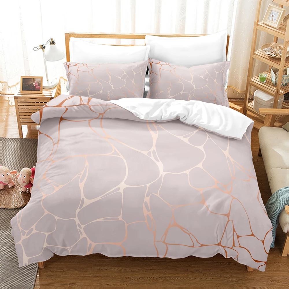 Pink Marble Bedding Set Beautiful Soft Bed Linen Single Double Size Home Decor Gift For Girls Couple Halo Dyeing Duvet Cover Set
Pink Marble Bedding Set Beautiful Soft Bed Linen Single Double Size Home Decor Gift For Girls Couple Halo Dyeing Duvet Cover Set