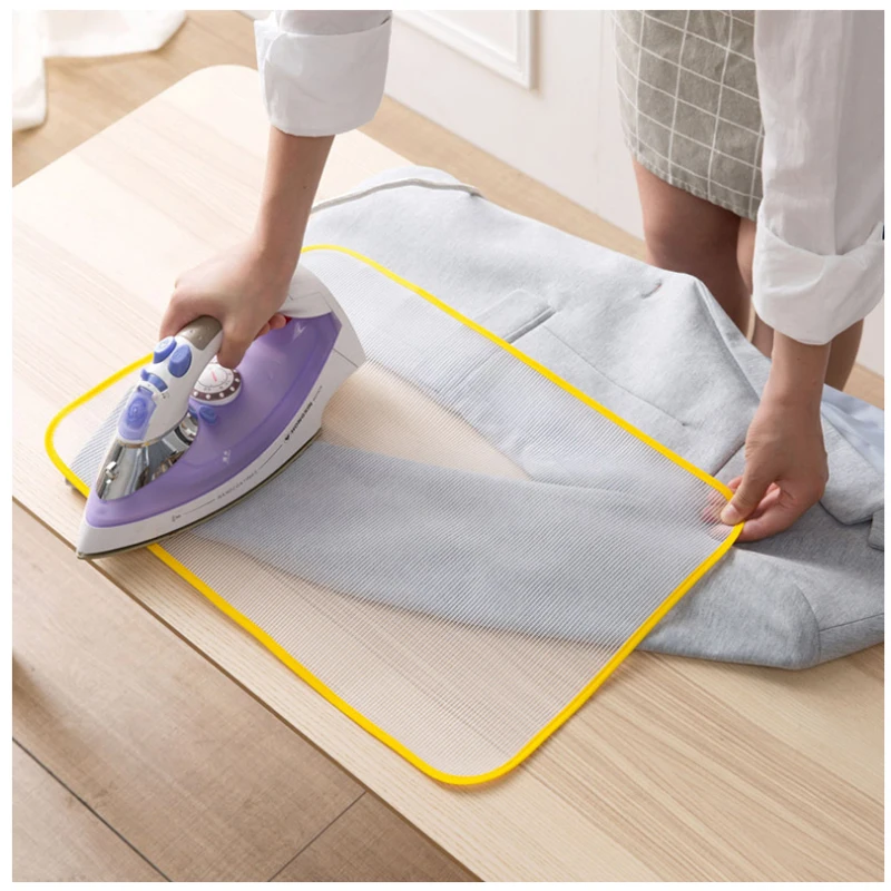 1pc Protective Ironing Scorch Mesh Cloth High Temperature Pressing Pad Cover Household for Ironing Underwear Insulation Against
1pc Protective Ironing Scorch Mesh Cloth High Temperature Pressing Pad Cover Household for Ironing Underwear Insulation Against