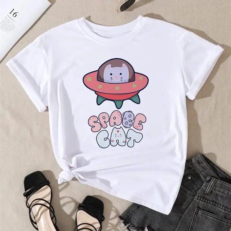 Футболка женская с круглым вырезом и принтом, Y2K
Футболка женская с круглым вырезом и принтом, Y2K