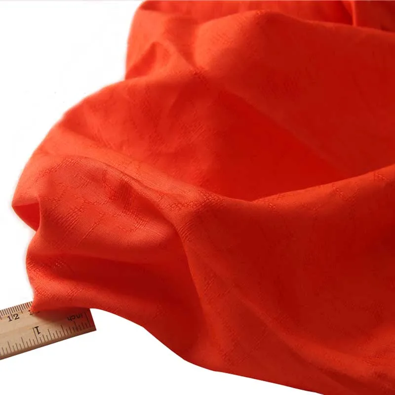 Linen/Cotton Hollow Out Solid Color Orange Red Dobby Thin Fabric for Spring Summer Clothes Shirt Dress Skirt Blouse Pants Craft
Linen/Cotton Hollow Out Solid Color Orange Red Dobby Thin Fabric for Spring Summer Clothes Shirt Dress Skirt Blouse Pants Craft