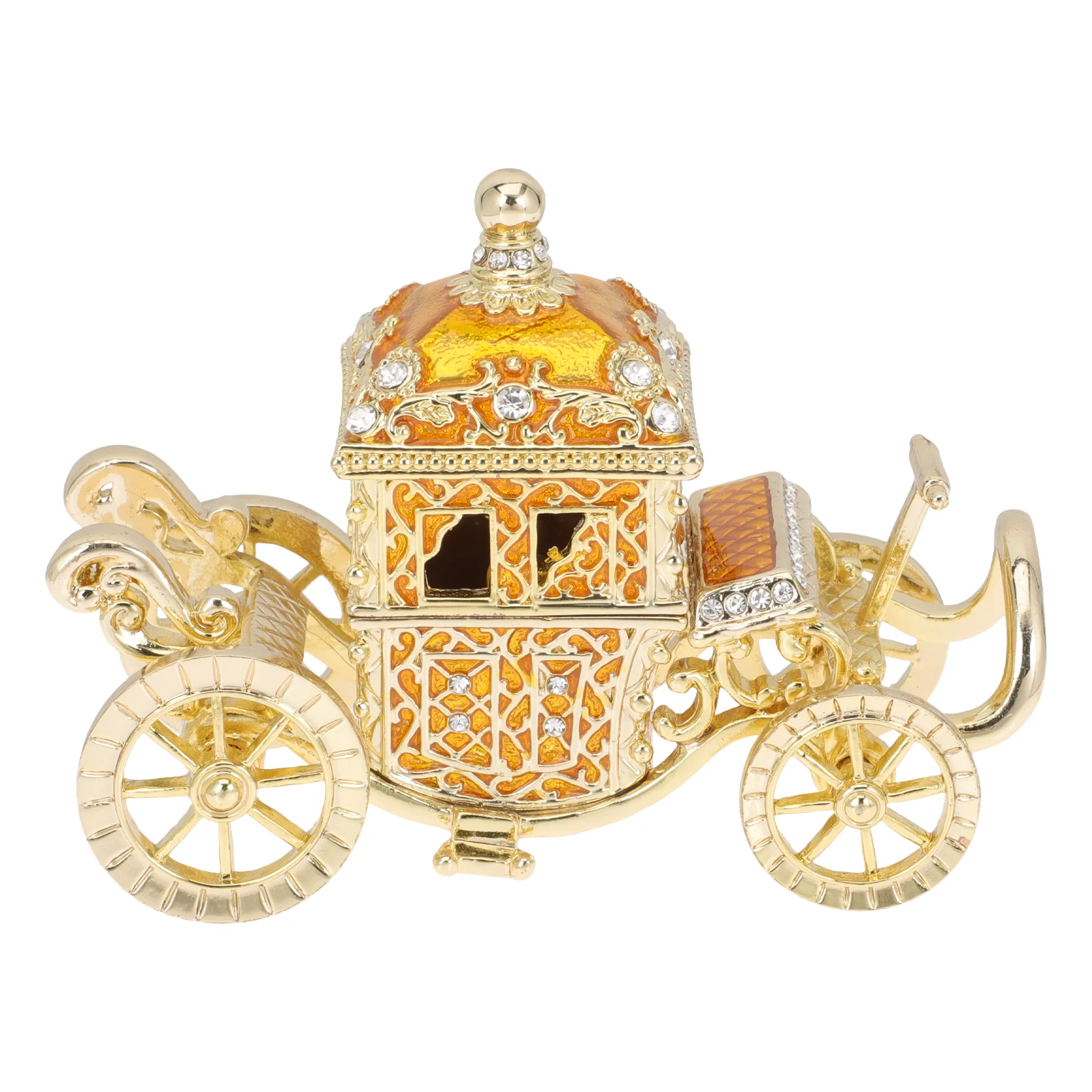 Carriage Ornaments Jewelry Trinket Box Tabletop Vintage Suitcase Decor Pumpkin Desktop Organizer
Carriage Ornaments Jewelry Trinket Box Tabletop Vintage Suitcase Decor Pumpkin Desktop Organizer
